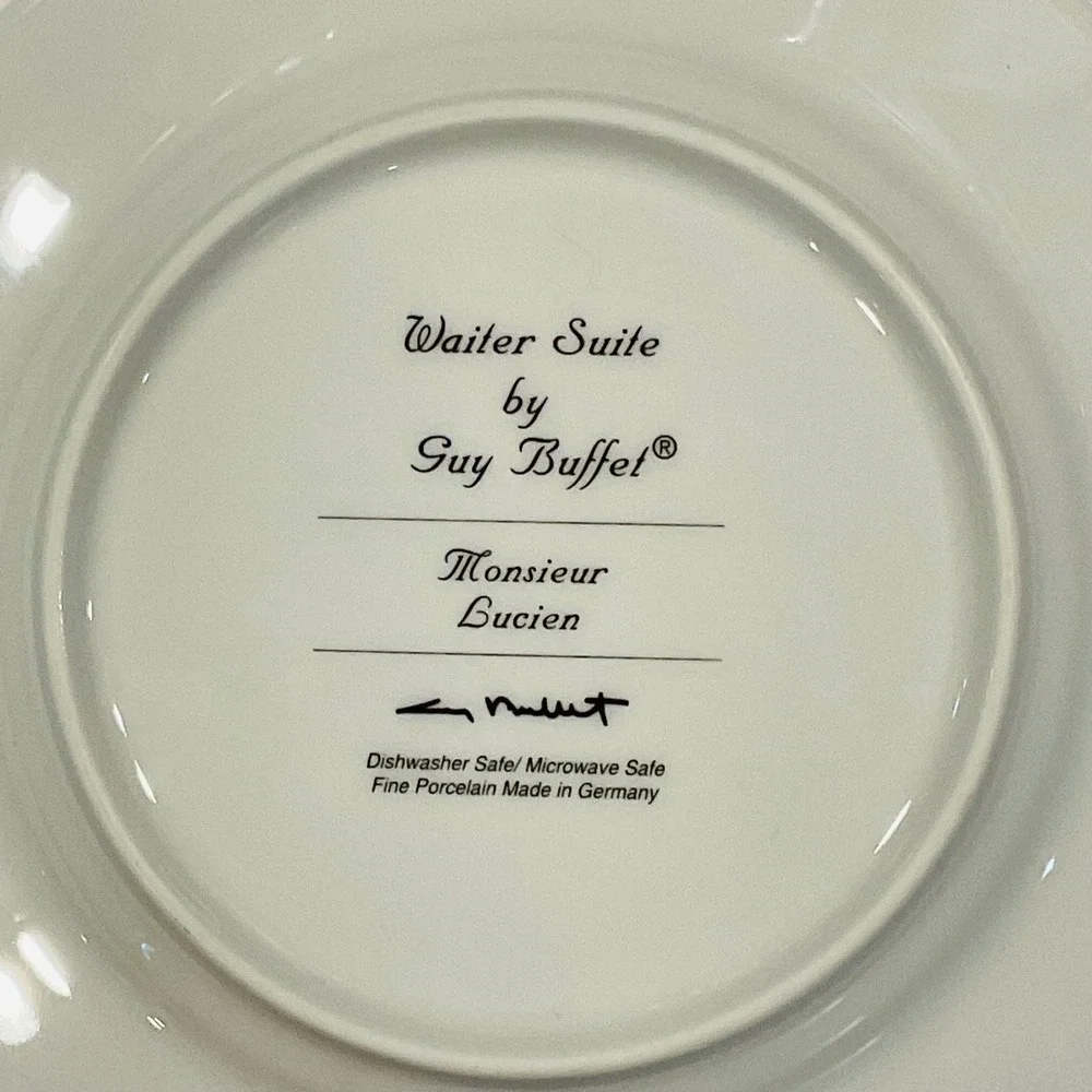 Williams Sonoma Guy Buffet Waiter Suite Salad Plates Set of 4 Eschenbach Germany
